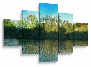 Obraz - jezero (125x70 cm)