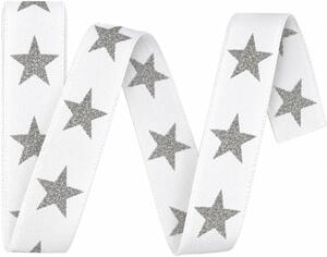 Stuha vánoční Advent Star – Elegant Ribbon skládaná 25mm x 2m (9,-Kč/m)
