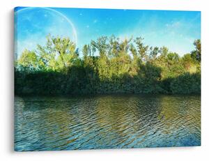 Obraz - jezero (70x50 cm)