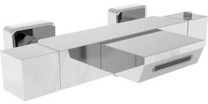 Mexen Cube termostatická vanová baterie, Chromovaná - 77360-00