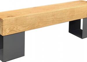 Bohemit Mr. Allen antracit / dub 140 cm | cena za ks