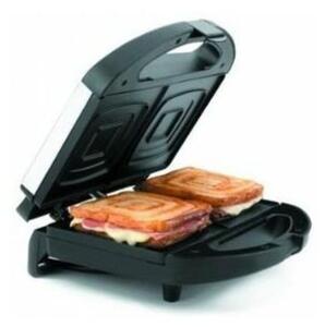 Toustovač na 2 čtvercové toasty Brock, 750W, černý