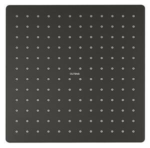 Oltens Atran hlavová sprcha 22x22 cm čtvercový černá 37005300