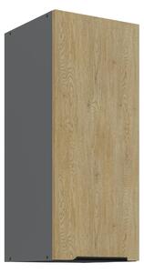 Horní kuchyňská skříňka Carminia 30 G-72 1F (dub cremona + antracit)