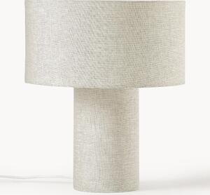Lněná stolní lampa Ron
