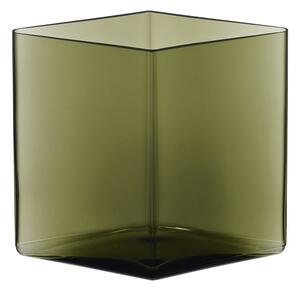 Váza Ruutu Iittala 20,5x18 cm, zelená