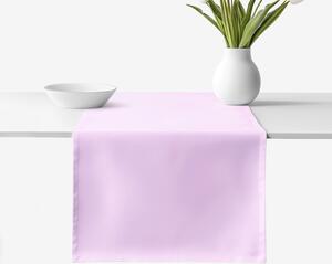 Goldea běhoun na stůl 100% bavlněné plátno - šeříkový 35x120 cm