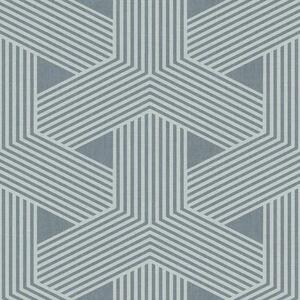 Modrá vliesová tapeta na zeď, geometrický vzor, 30133, Energie, Cristiana Masi by Parato