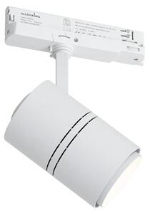Moderní bodové svítidlo bílé pro 3fázovou kolejnici vč. LED - 3-Phase Ruler