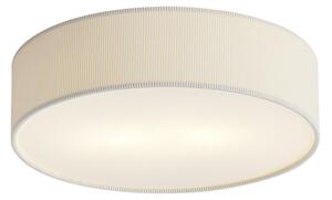 Moderní stropní svítidlo bílé se sametovým stínidlem 38cm 2-světla - Luz