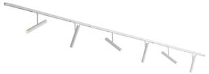 Moderní kolejnicový systém bílý s 6 bodovými světly bílý 1-fázový - Slimline Avery