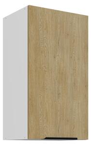 Horní kuchyňská skříňka Carminia 40 G-72 1F (dub cremona + bílá)