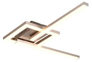 Trio Leuchten R67303107 VIALE - Stropní LED svítidlo v matném niklu, 54 x 16cm, 17W, 1860lm, 3000K (Moderní stropní přisazený lustr s natáčecími rameny)