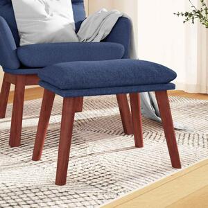 Podnožka modrá 45 x 29,5 x 35 cm textil 341461