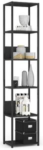 Ak furniture Regál PRAMONI 40x192 cm černý