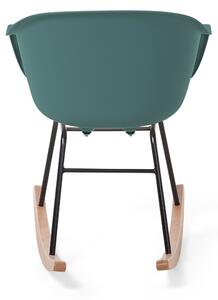 Houpací židle Harlingen (smaragdová). 1009095