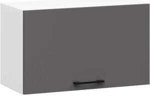 Ak furniture Závěsná kuchyňská skříňka OLIVIE 60x29 cm matná bílá/matná grafitově šedá