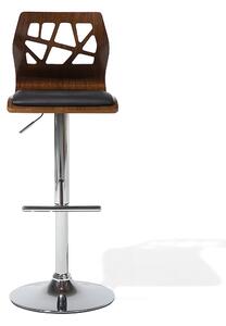 Barová židle Peterson (tmavé dřevo). 1009117