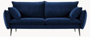 Pohovka Elio Royal Blue & Black, 4místná