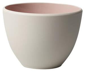 Bílo-růžový porcelánový šálek Villeroy & Boch Uni, 450 ml