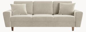 Rozkládací pohovka's úložným prostorem Kyoto Light Beige & Natural, 3místná