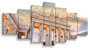 Obraz - Braniborská brána, Berlín, Německo (210x100 cm)