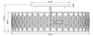 Feiss FE-LUCIA-6SF-L - Stropní svítidlo LUCIA 6xE27/60W/230V