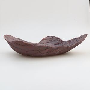 E-bonsai Keramická Skořápka 31,5 x 19,5 x 7,5 cm hnědá