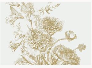 Tapeta Engraved Flowers