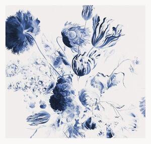 Tapeta Royal Blue Flowers II