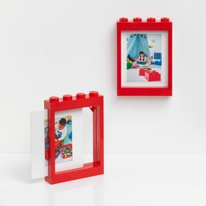 Červený rámeček na fotku LEGO®, 19,3 x 26,8 cm