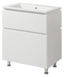 Lavedo Lion I 70 White koupelnová skříňka s umyvadlem