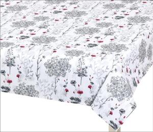 Ubrus DITA Šedá,Červená,Bílá 405 - 70x70 cm