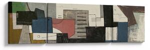 Obraz - Abstrakce, kubismus (170x50 cm)