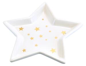 Talířek hvězda s hvězdičkami 14x14 cm