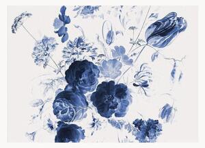 Tapeta Royal Blue Flowers I