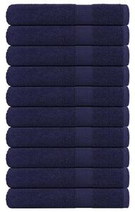 Saunové osušky FROGN 10 ks tmavě modré 80x200 cm 360 g/m² 136793