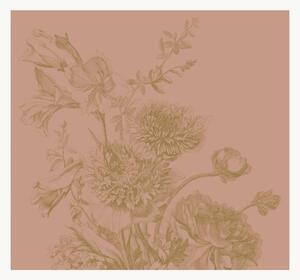 Tapeta Engraved Flowers