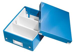 Modrý box s organizérem Leitz Office, délka 28 cm