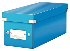Modrá úložná krabice s víkem Leitz CD Disc, délka 35 cm