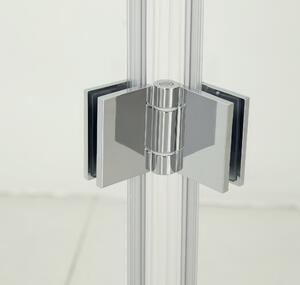Hagser Carla sprchové dveře 90 cm skládací chrom lesk/průhledné sklo HGR40000021