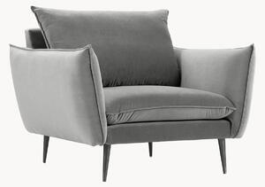 Křeslo Elio Light Grey & Black
