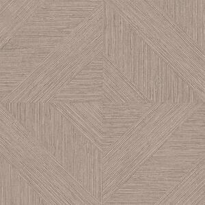 Vliesová tapeta na zeď, parketový vzor, textura rohože, hnědá, šedá, IM28014, Imani, Decoprint