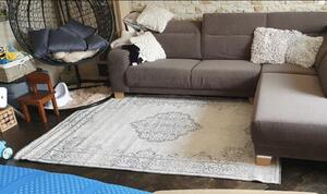 NORTHRUGS - Hanse Home koberce Kusový koberec Twin Supreme 103870 Cebu Grey/Cream – na ven i na doma - 200x290 cm