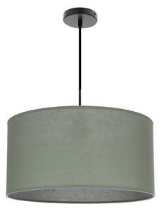 Zelené závěsné svítidlo s textilním stínidlem ø 40 cm Shanti – Candellux Lighting