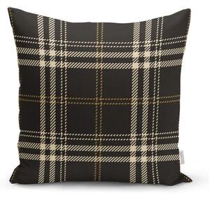 Černobéžový dekorativní povlak na polštář Minimalist Cushion Covers Flannel, 45 x 45 cm