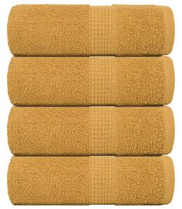 Ručníky pro hosty FROGN 4 ks zlaté 30x50 cm 360 g/m² 136804