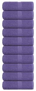 Ručníky FROGN 10 ks fialové 30x30 cm 360 g/m² 136874