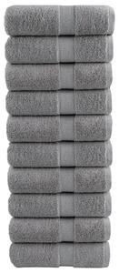 Prémiové mycí utěrky SOLUND 10 ks šedé 30x30 cm 600 g/m² 137301