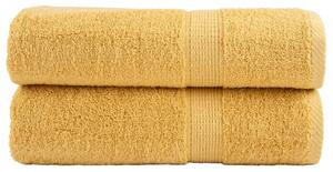Prémiové ručníky SOLUND 2 ks zlaté 50x100 cm 600 g/m² 137281